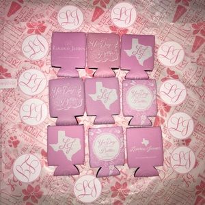 Lauren James koozies and stickers